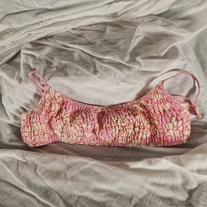 Triangl Swimwear Pink and Red Bikini Top